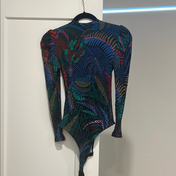 FARM Rio Multicolor Patterned Bodysuit - Picture 4 of 4
